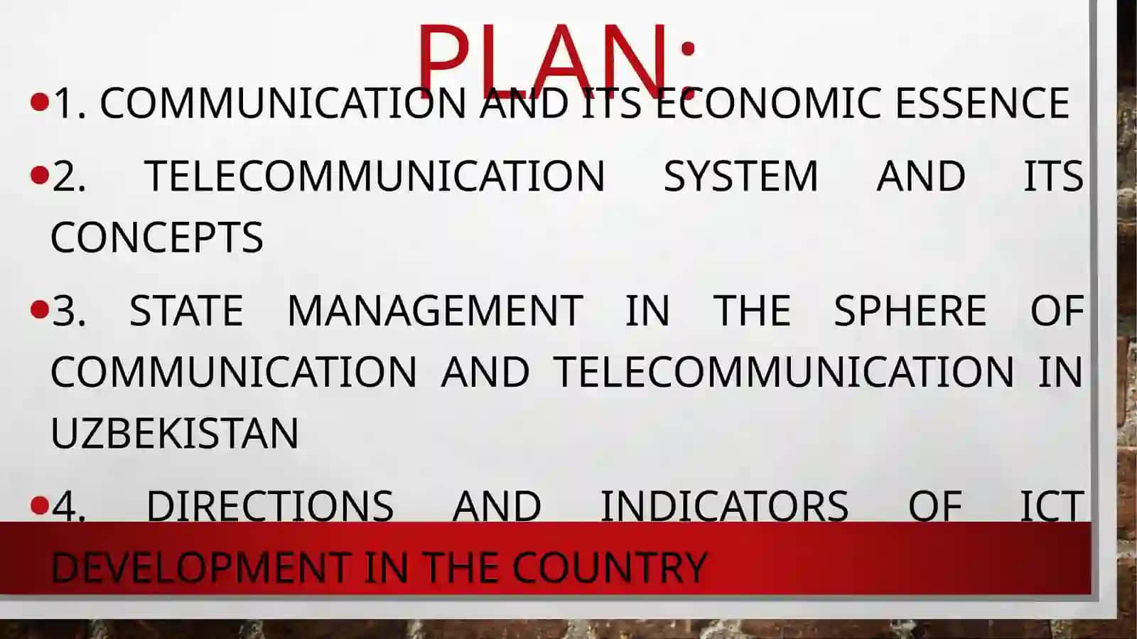 ICT SYSTEM AND ITS DEVELOPMENT TRENDS 2