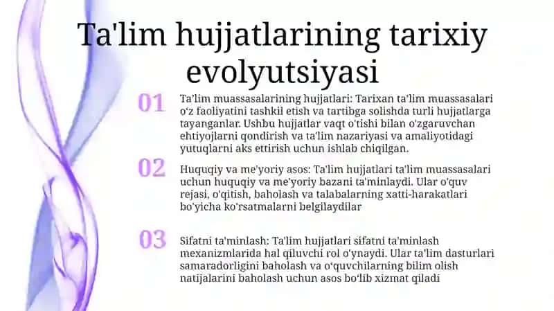 Bo‘Lajak O‘Qituvchilarning O‘Quv-Me‘Yoriy Hujjatlari Bilan Ish Yuritishi. 2