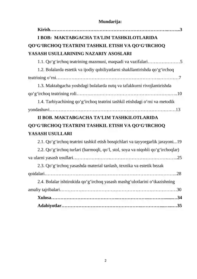 Maktabgacha ta'lim tashkilotlarida qoʻgʻirchoq teatrini tashkil etish va qoʻgʻirchoq yasash usullari12..docx 2