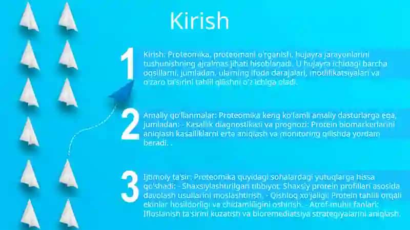 Proteomika Va Uning Amaliy Ahamiyati 2