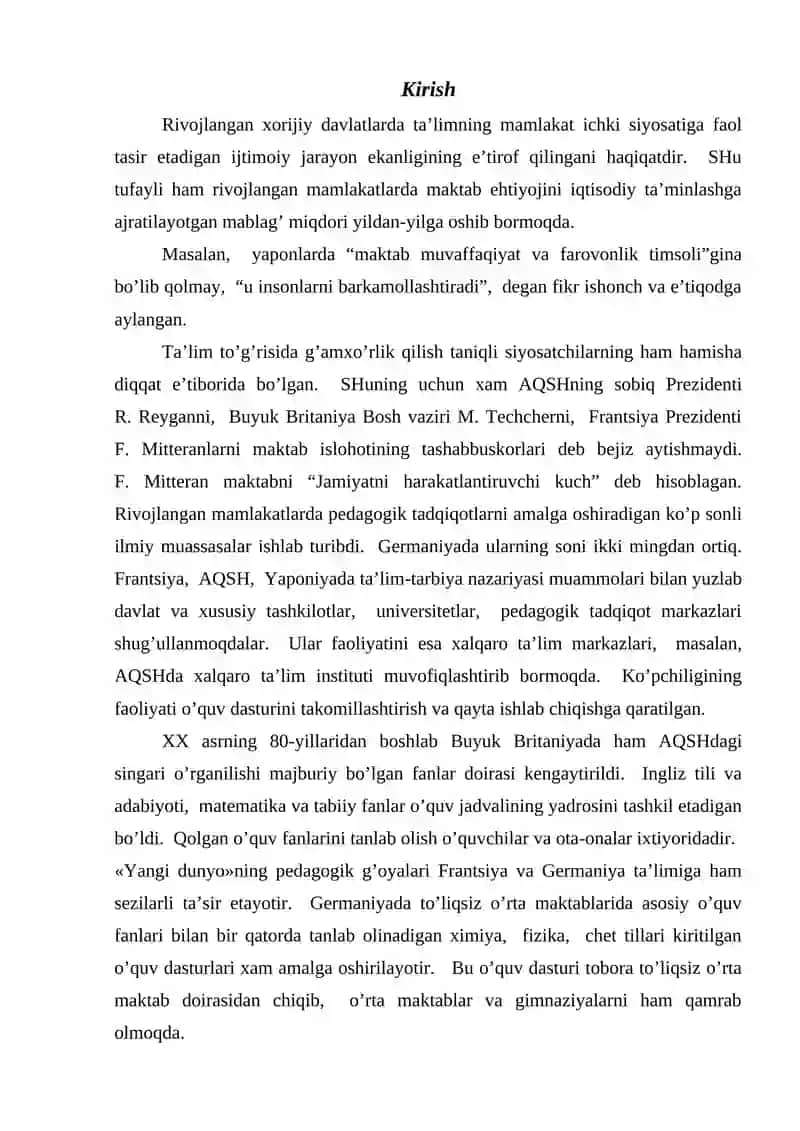 G‘ARB UYG‘ONISH DAVRIDA PEDAGOGIKA FANING TARAQQIYOTI 2