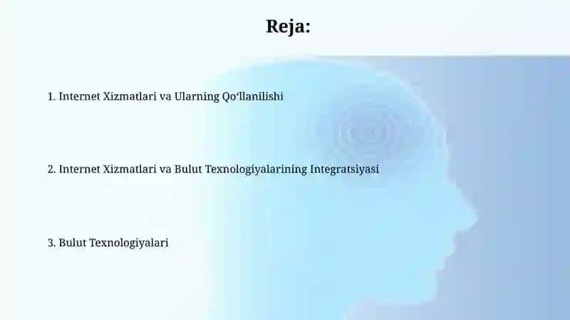 Bulut Xizmatlarining Modellari (SaaS, PaaS, IaaS) 2