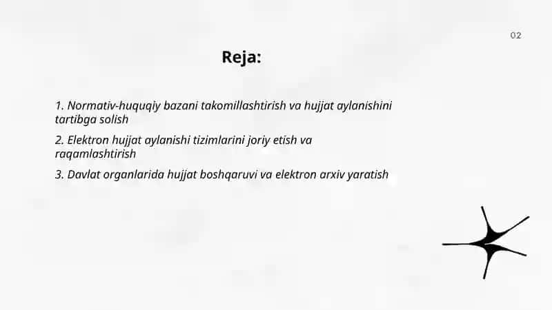 Davlat tilida ish yuritish fanidan tayyorlagan taqdimoti 2