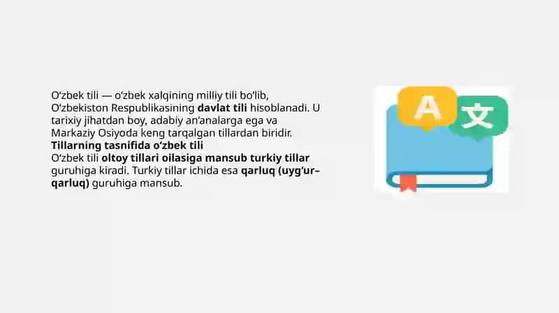 O’zbektili vauning tillar tizimi dagi o‘rni 2