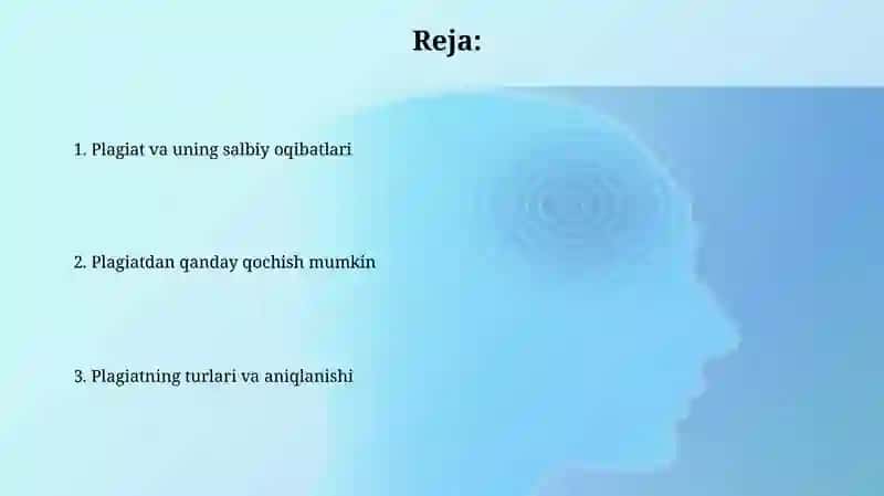 Plagiat va uning salbiy oqibatlari 2