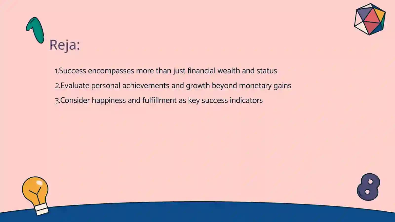 Is Success Measured by Money? 2