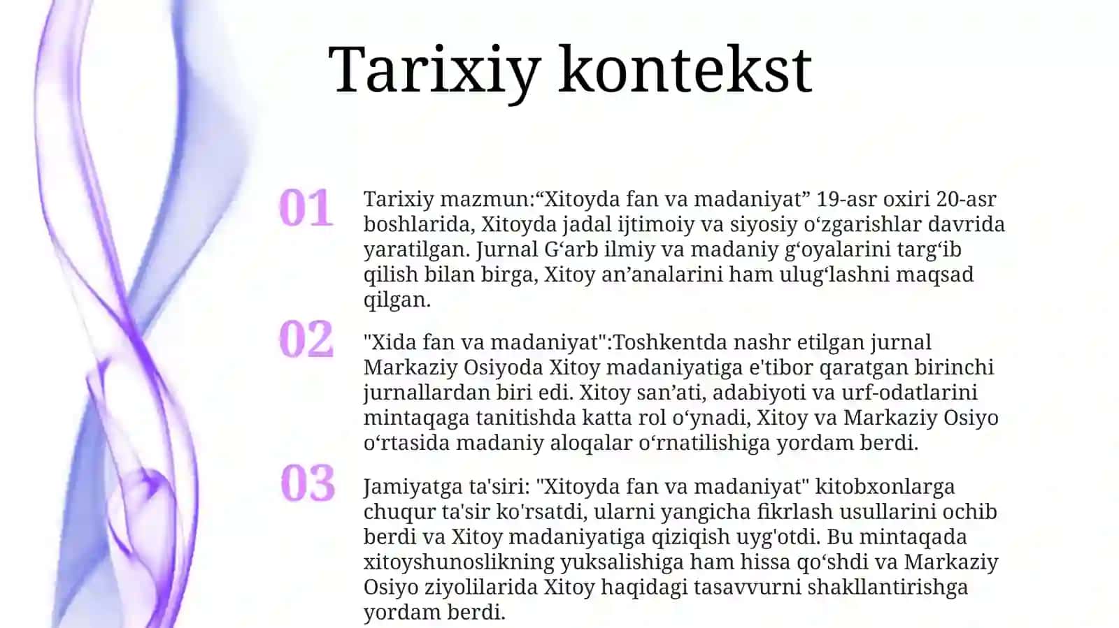 Xida fan va madaniyat 2