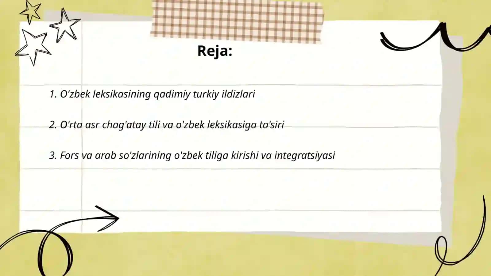 O'zbek tili leksikasining tarixiy taraqqiyoti 2
