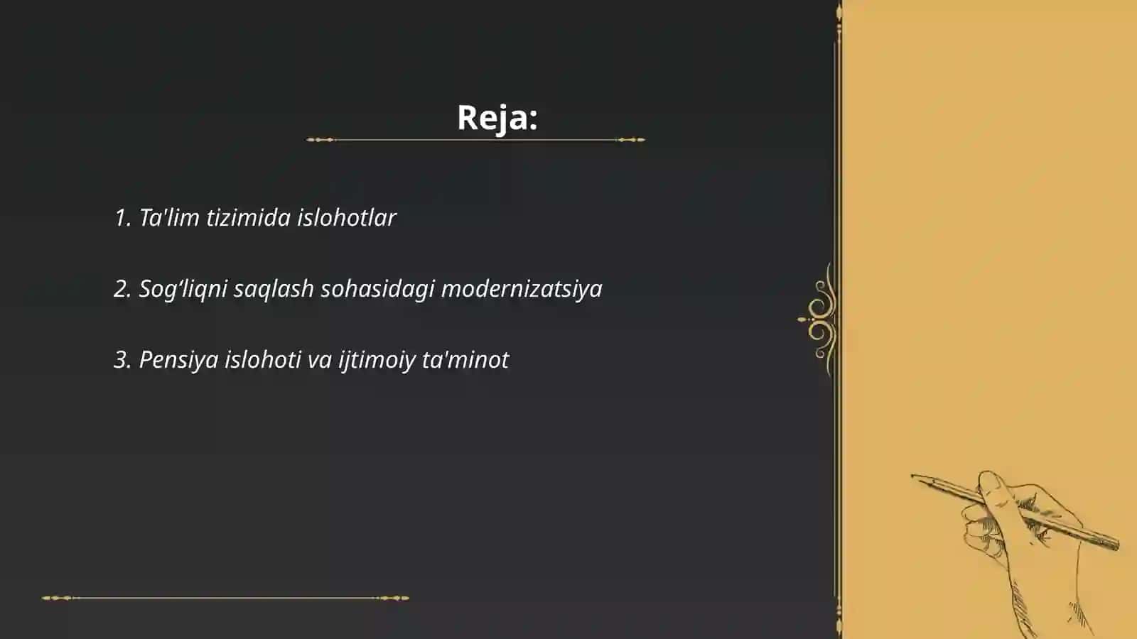 Ta'lim tizimida islohotlar 2