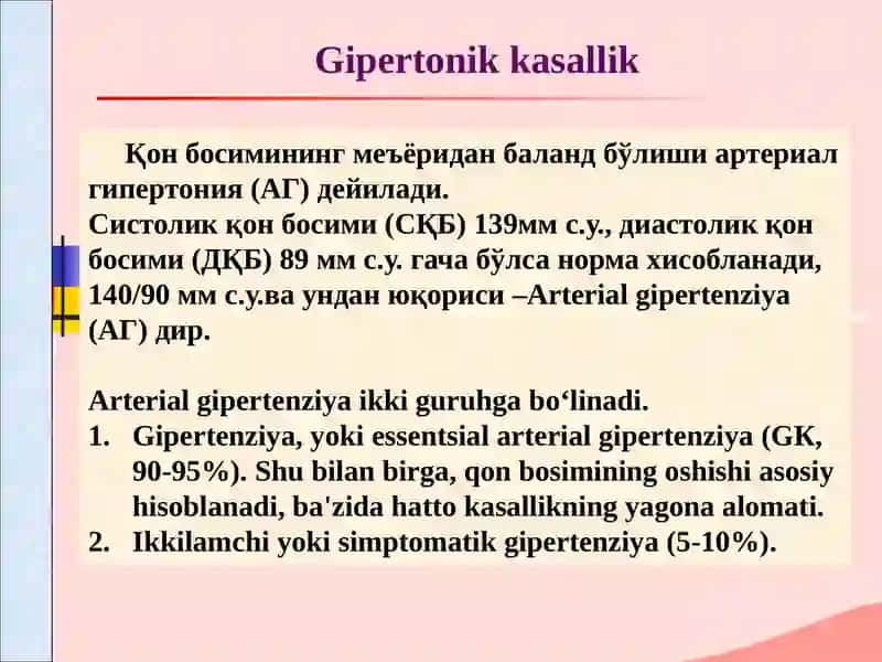 Ma’ruza №3 Arterial gipertenziya sindromi 2
