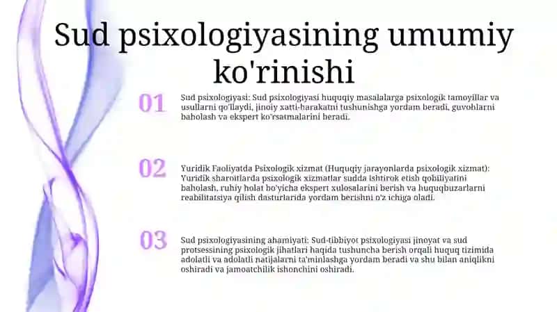 Yuriidik Faoliyatda Psixologik Xizmat 2
