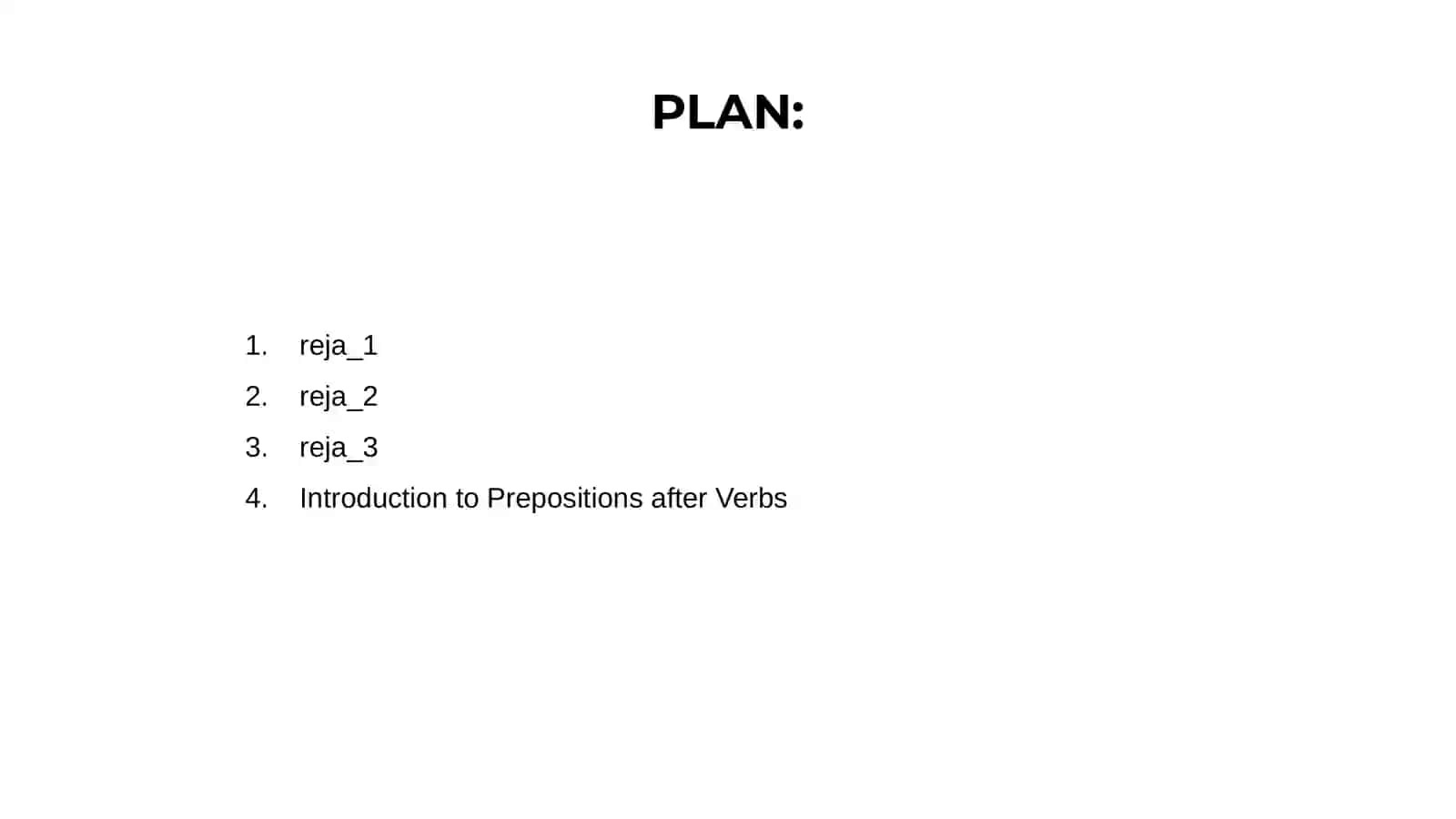 Introduction to Prepositions after Verbs 2