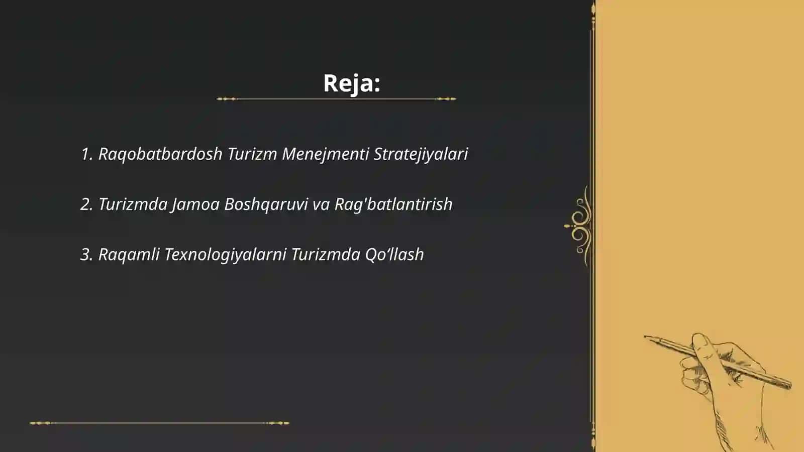 Raqobatbardosh Turizm Menejmenti Stratejiyalari 2
