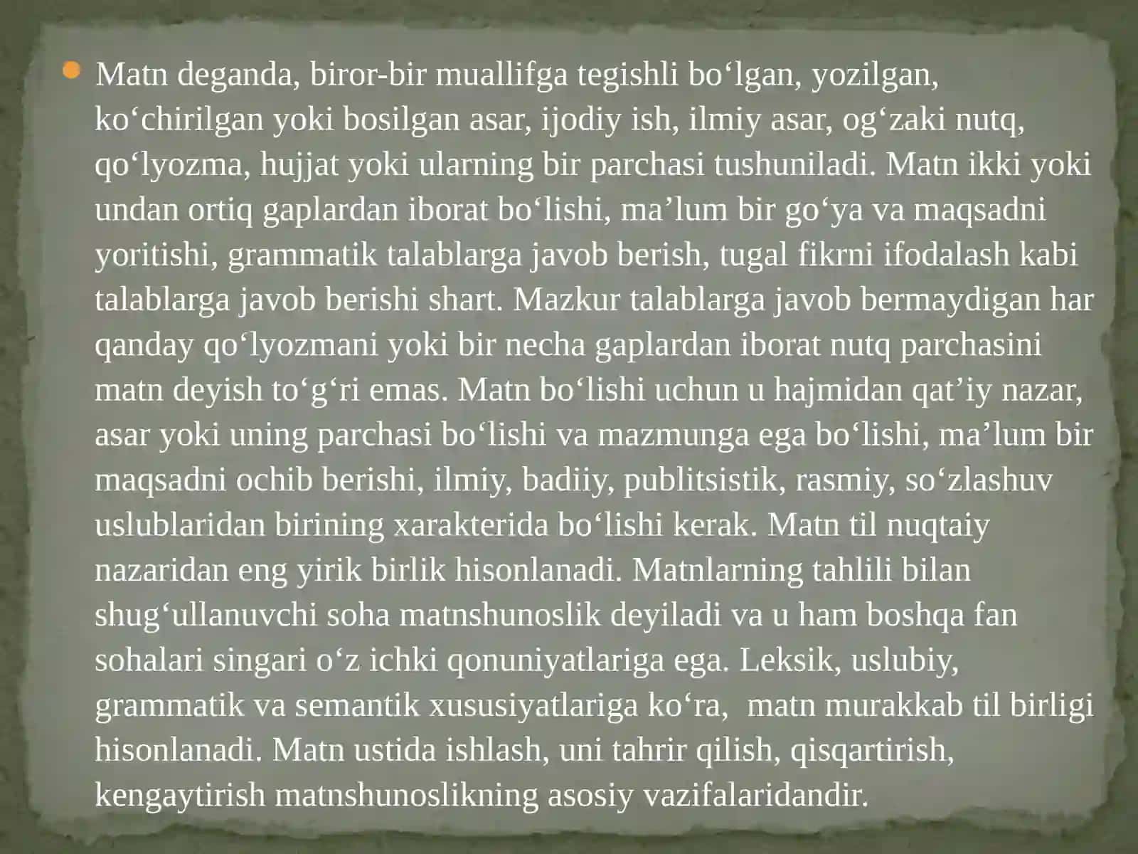 Ta`lim jarayonida nutq madaniyati masalalari va nutqiy malaka 2