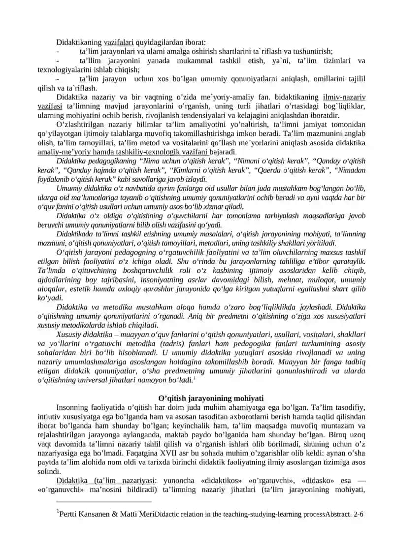 TA’LIM JARAYONINING MOHIYATI 2
