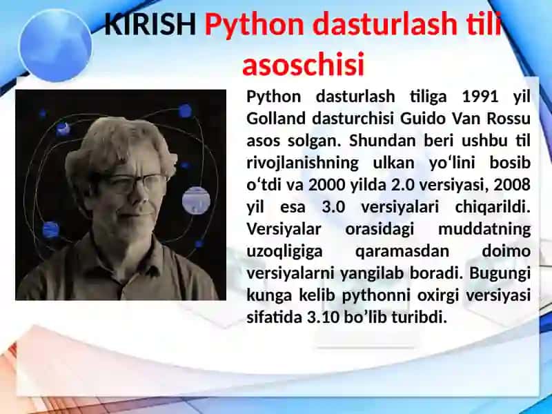 Python dasturlash tili 2