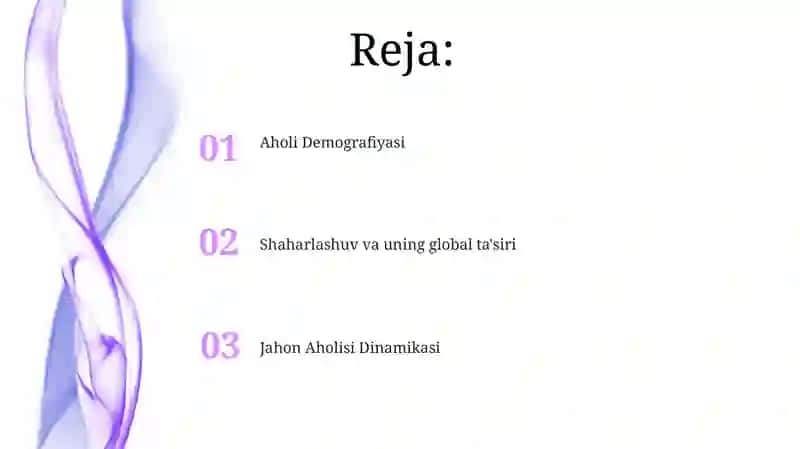 Jahon Aholisi Demografiyasi 2