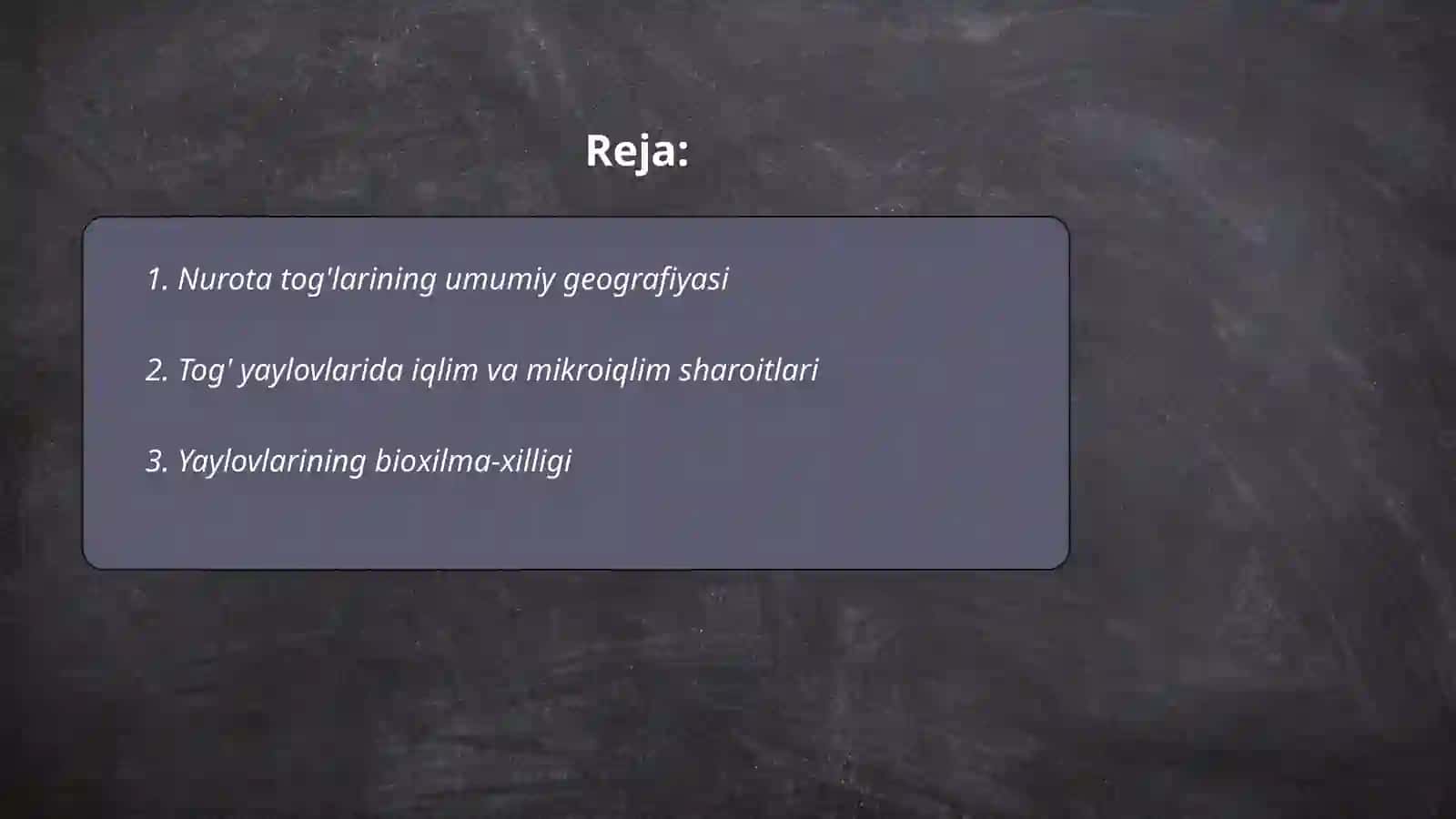 Nurota tog oldi yaylovlarining geoekologik holati 2
