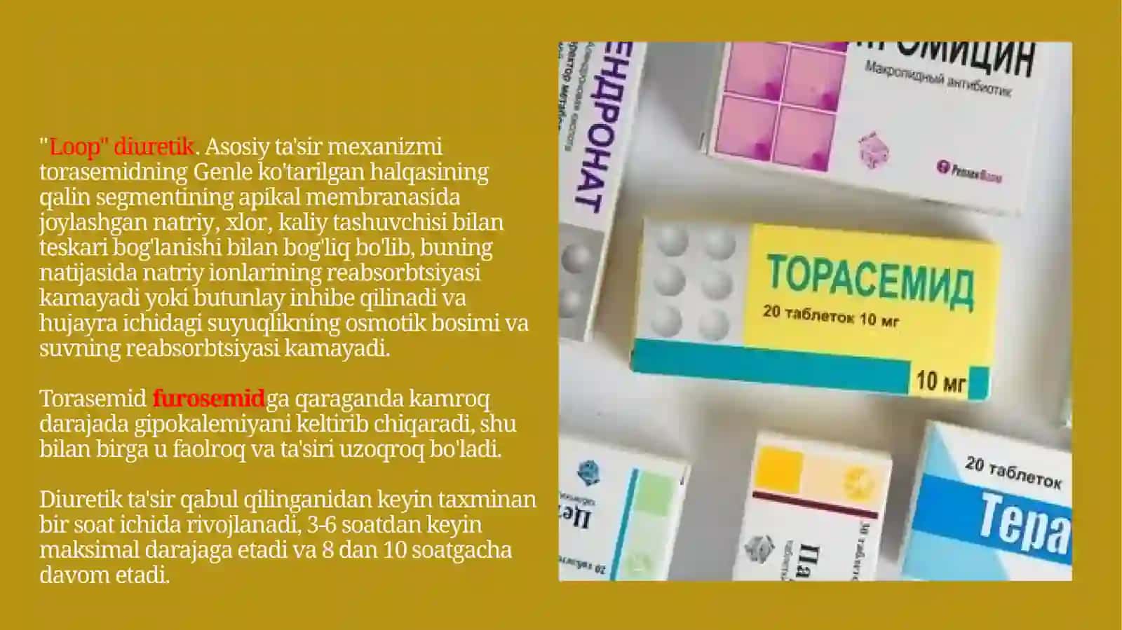TORASEMID PREPARATINING FARMAKODINAMIKASI 2