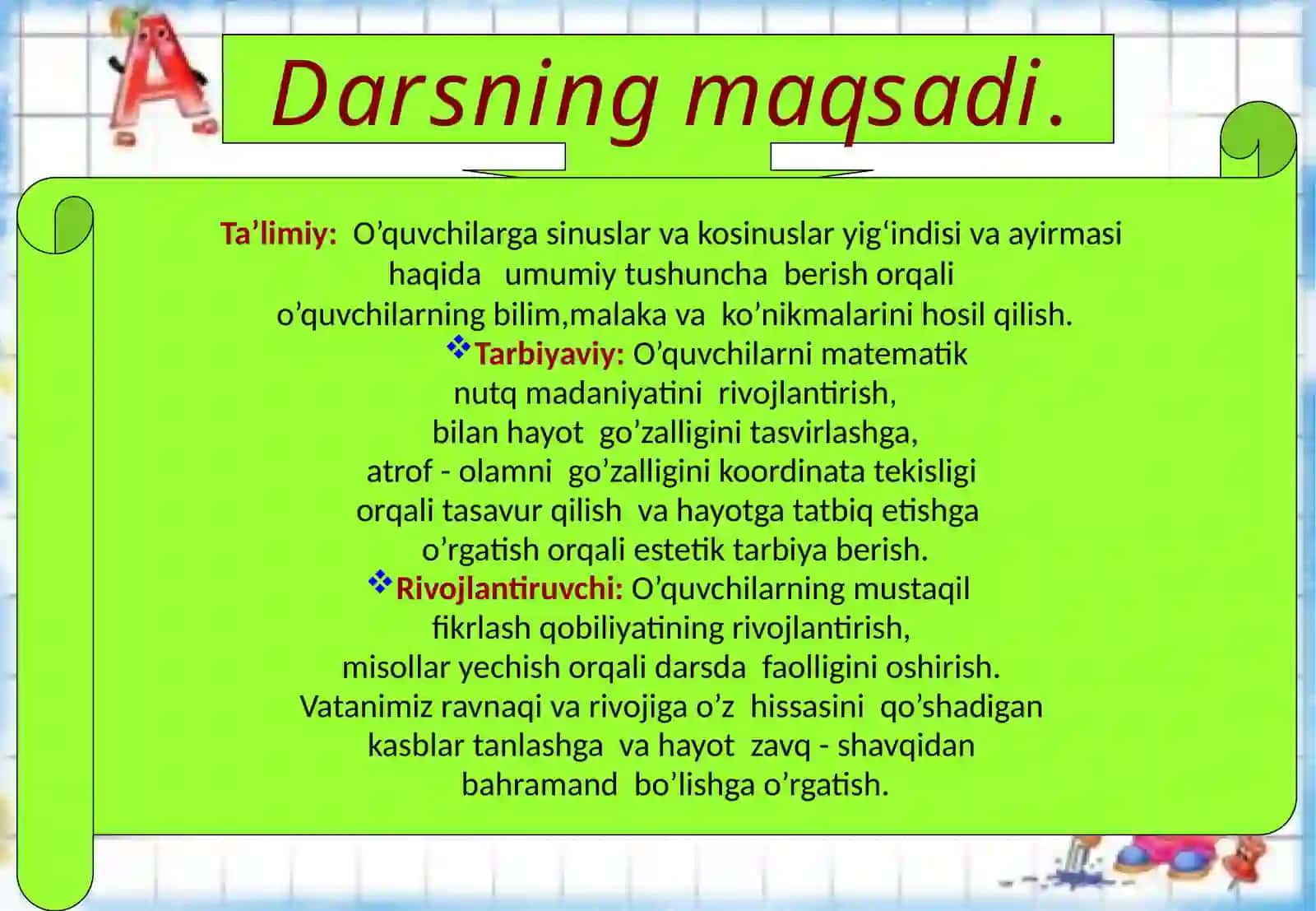 Matematika fanidan 2