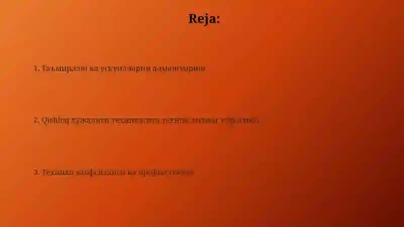 Qishloq хўжалиги техникасига техник хизмат кўрсатиш 2
