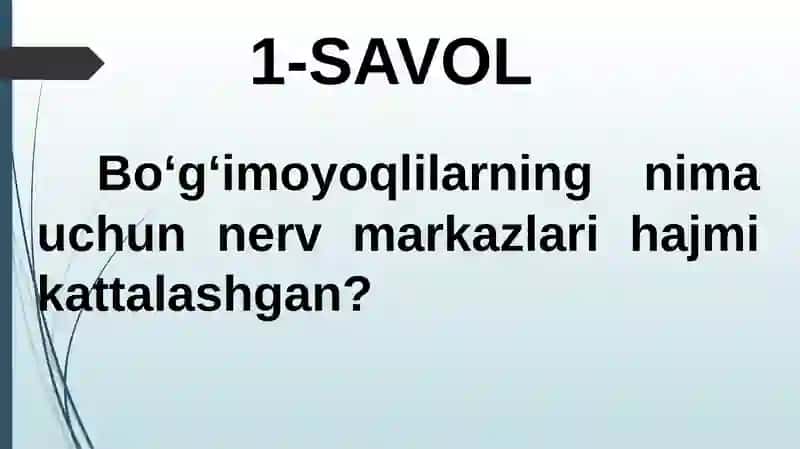 HAYVONLARNING TANA QOPLAMLARI VA HARAKAT ORGANLARI EVOLUTSIYASI 2