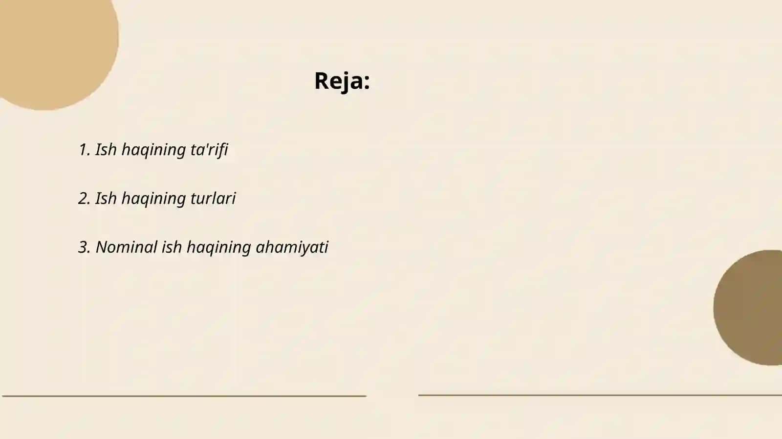 Ish Haqining Mohiyati 2