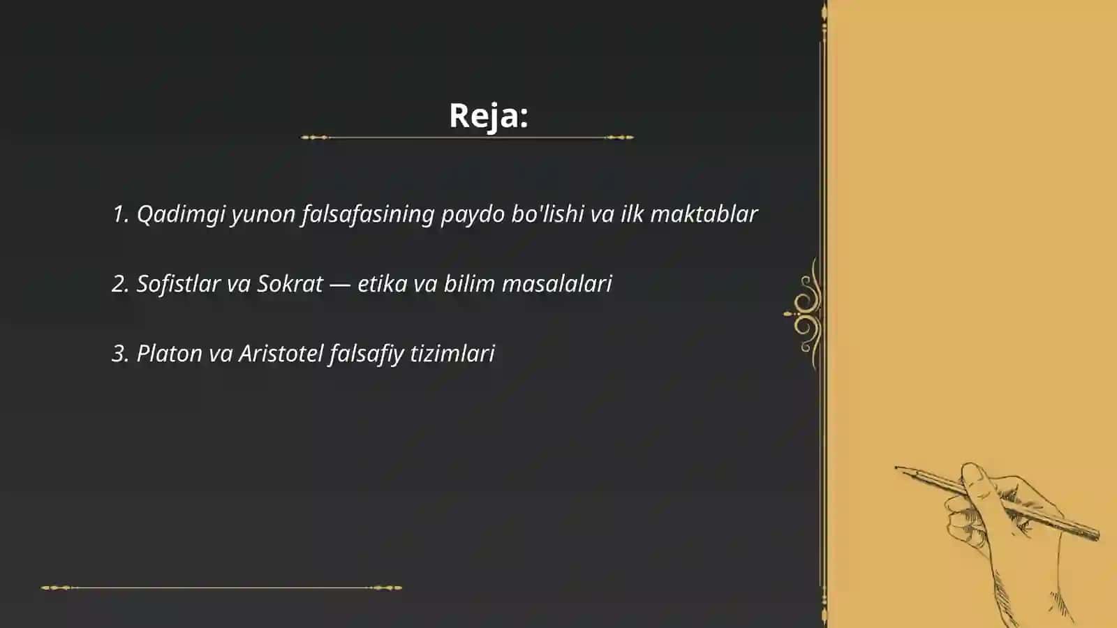 Falsafiy tafakkur taraqqiyot bosqichlari 2