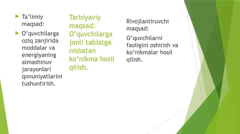 Ekologik piramida qoidasi.Biomassa va energiya piramidasi 2