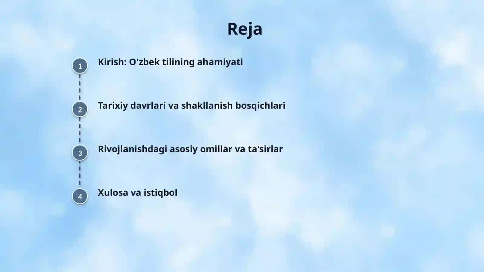 O'zbek tilining tarixi va rivojlanishi 2