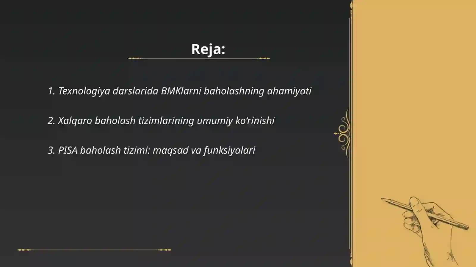 Texnologiya darslarida BMKlarni baholashning ahamiyati 2