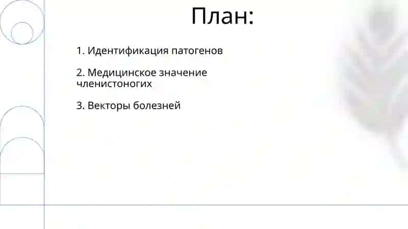 Медицинское значение членистоногих 2
