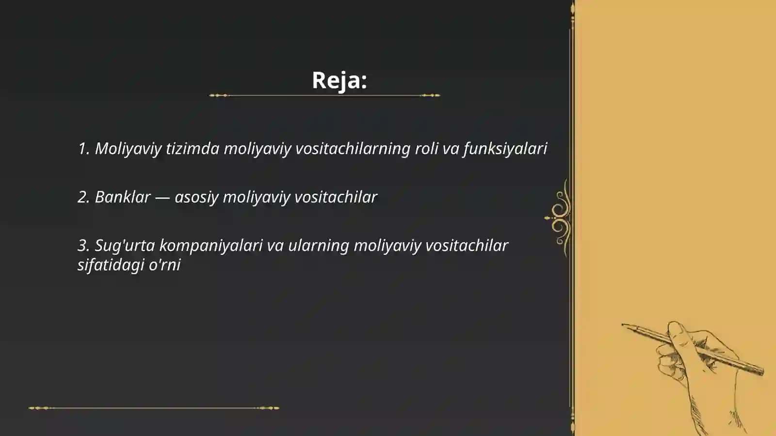 Moliyaviy tizimda moliyaviy vositachilar 2