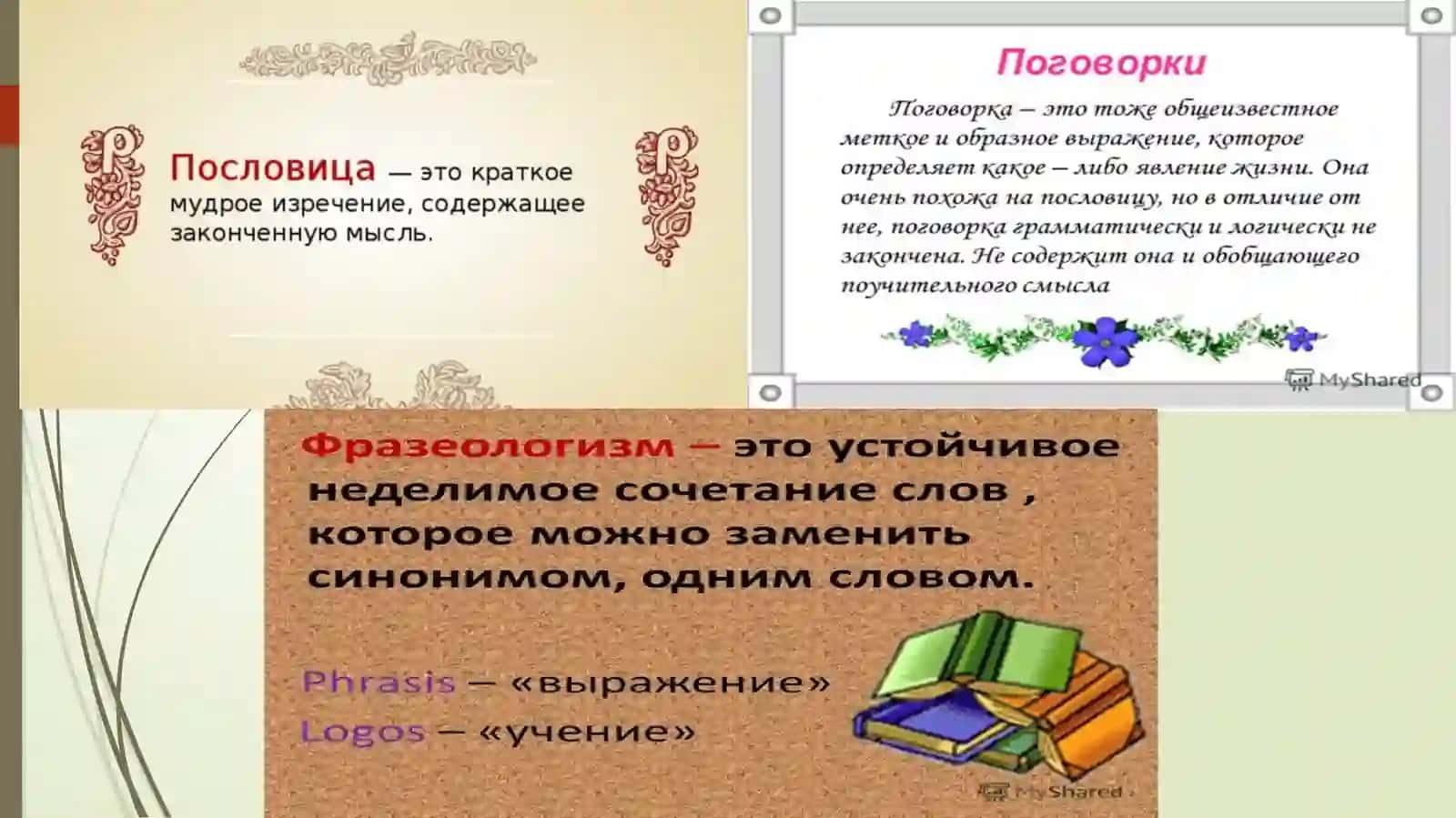 Лексическоебогатство русского языка (фразеологизмы, пословицы и поговорки) 2
