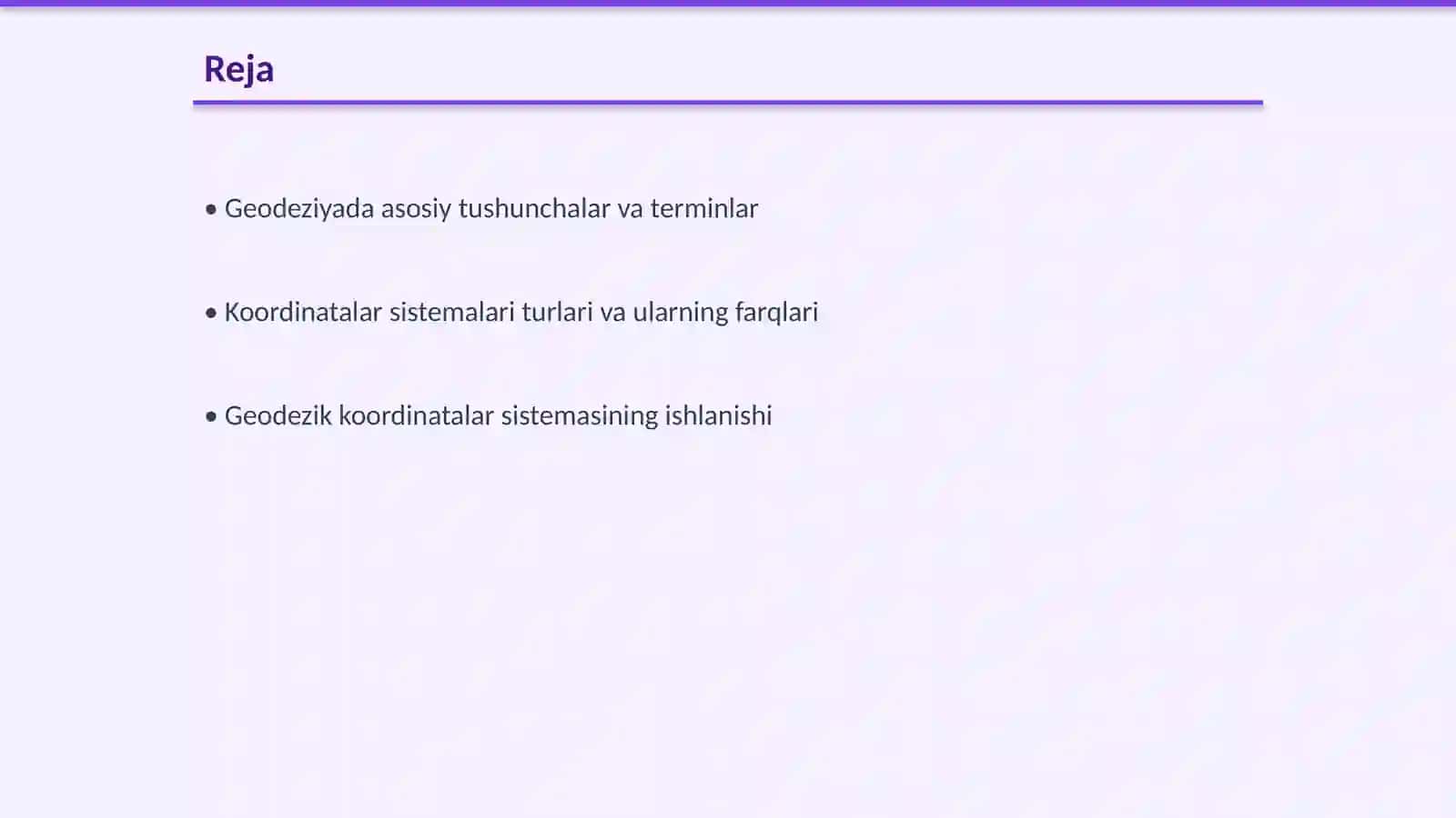 Geodeziyada qo'llaniladigan koordinatalar sistemasi 2