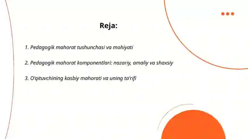 Pedagogik mahorat 2