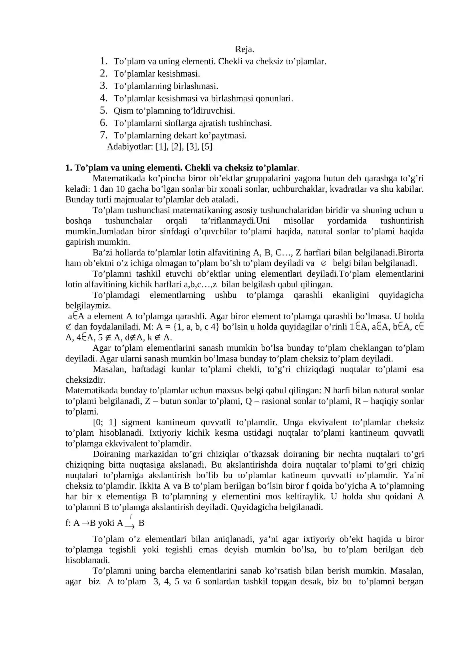 TO’PLAMLAR VA ULAR USTIDA AMALLAR 2