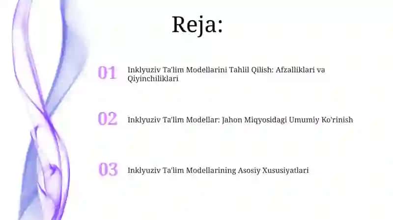 Inklyuziv Ta'lim Modellar: Tahlil Va Xususiyatlar 2