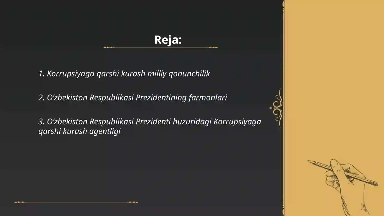 Oʻzbekistonda korrupsiyaga qarshi kurash mehanizimlari 2