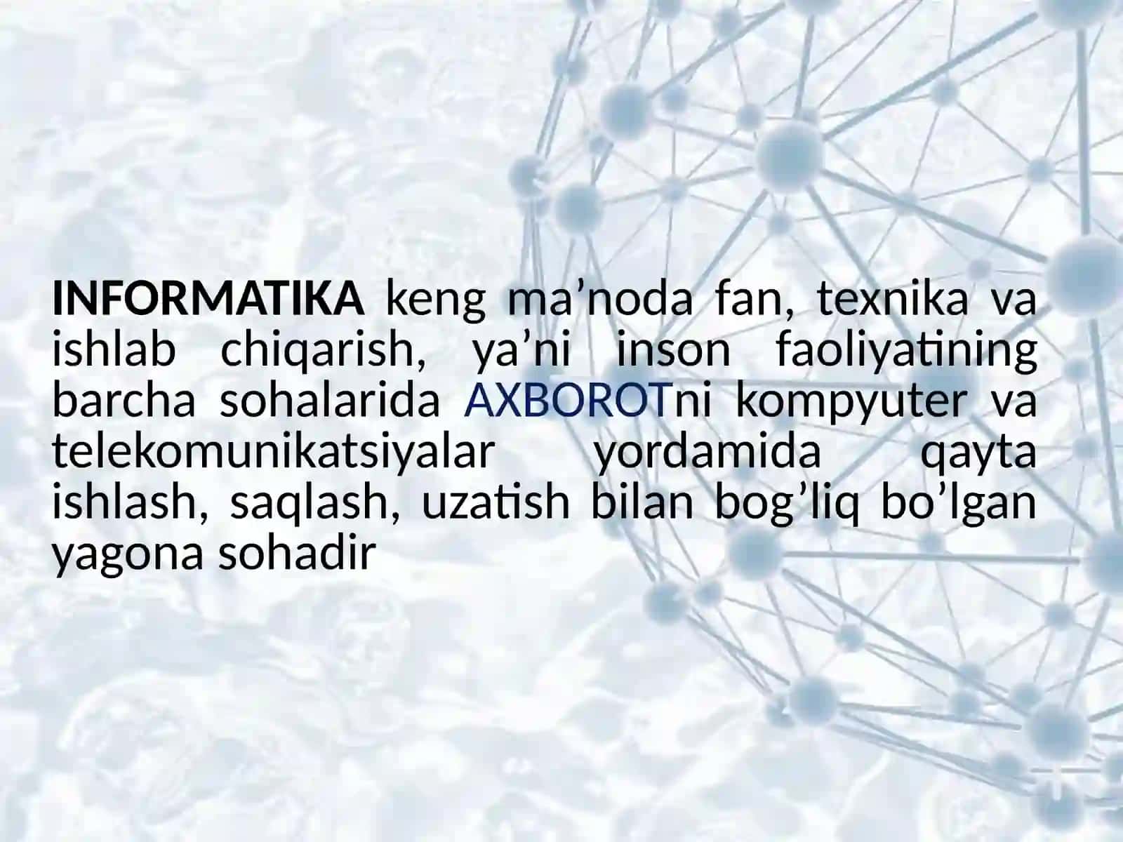 Axborot va jamiyat 2