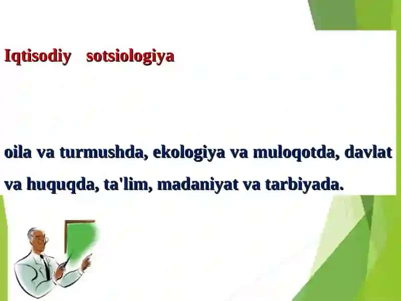 iqtisodiy sosiologiyaning obekti,predmeti va vazifalari 2