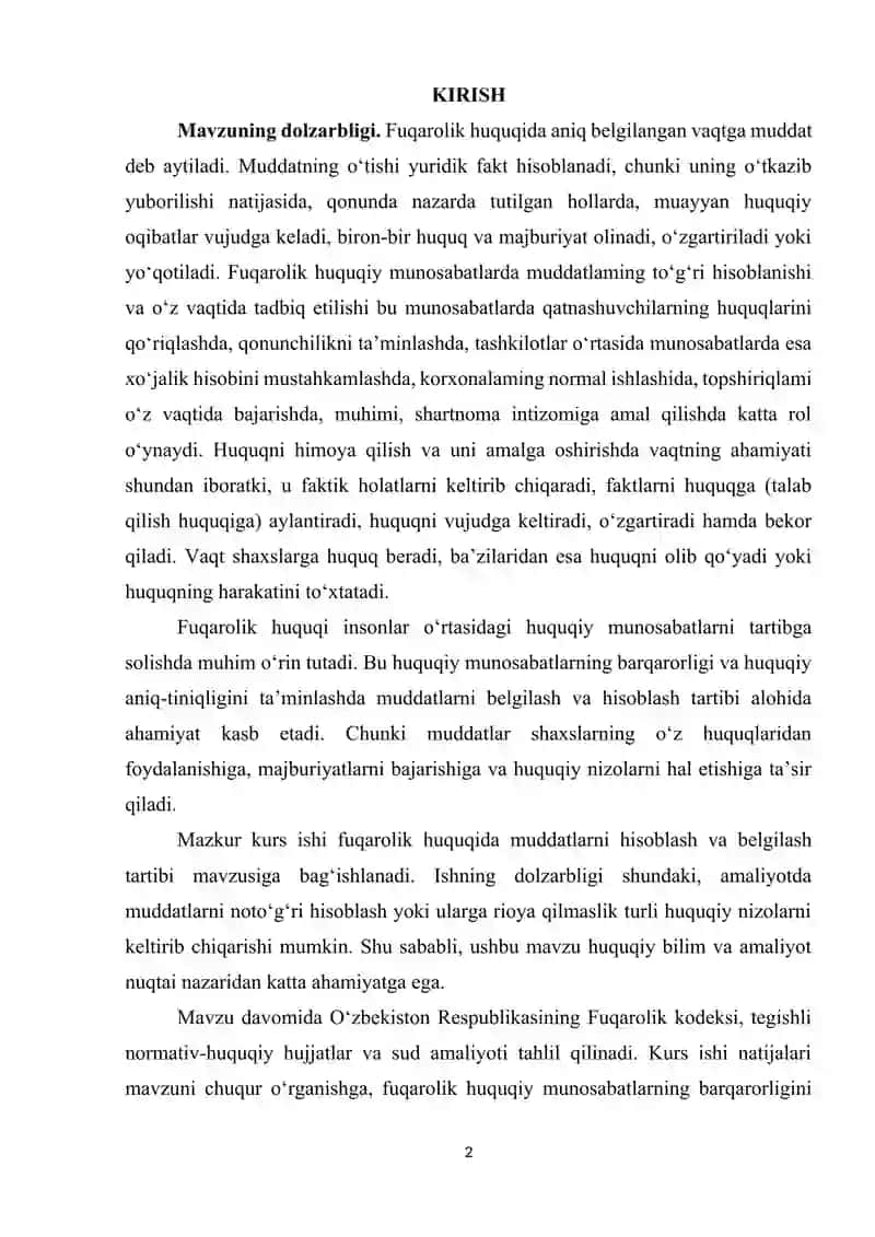 Muddatlarni hisoblash. Muddatlarni belgilash 2