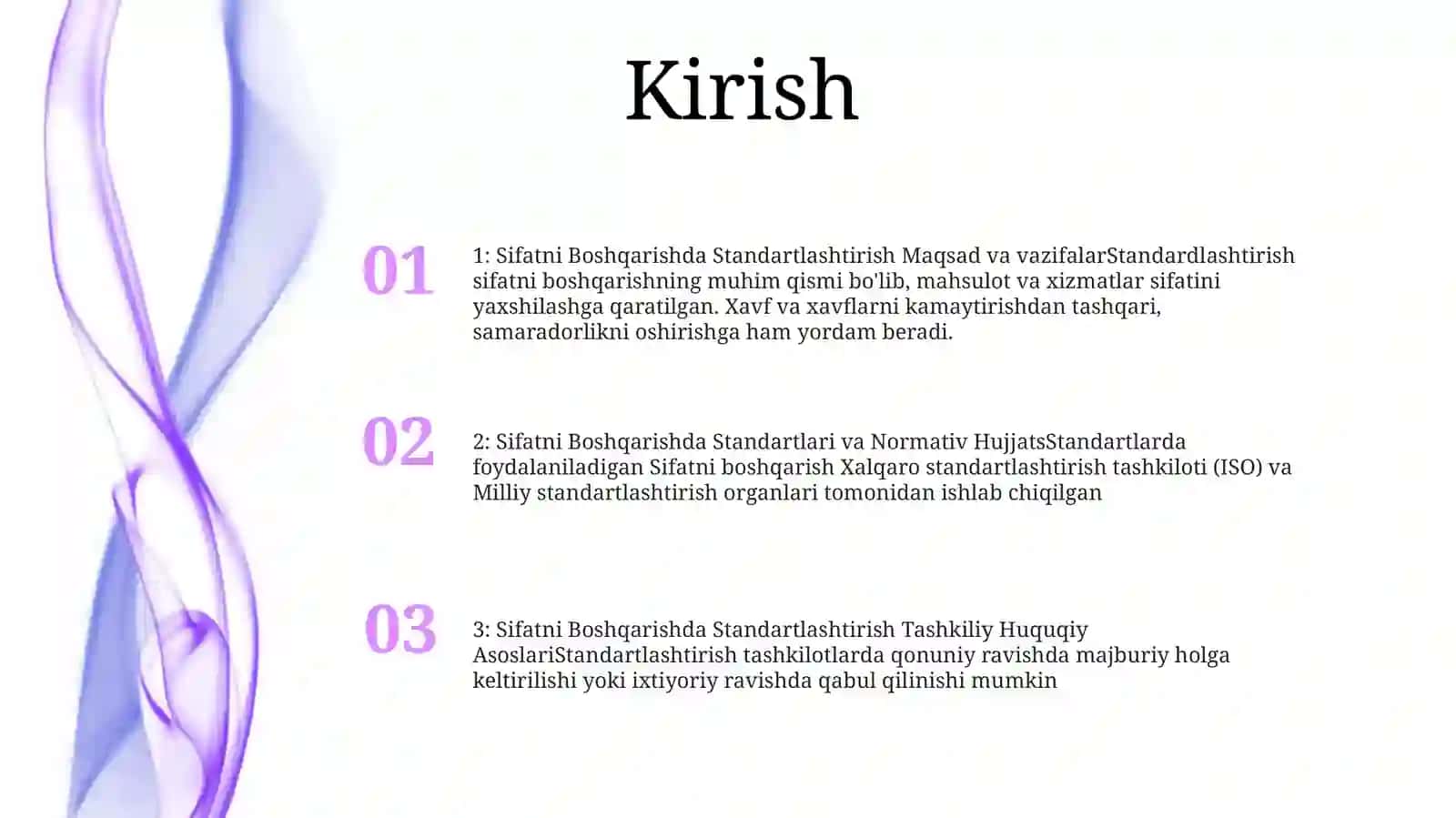 Sifatni Boshqarishda Standartlashtirishning Tashkiliy Huquqiy Asoslari 2