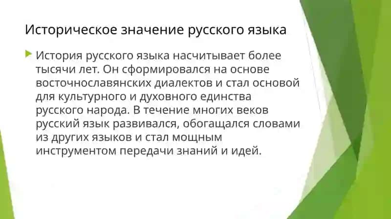 Русский язык в мире, его место и значение 2