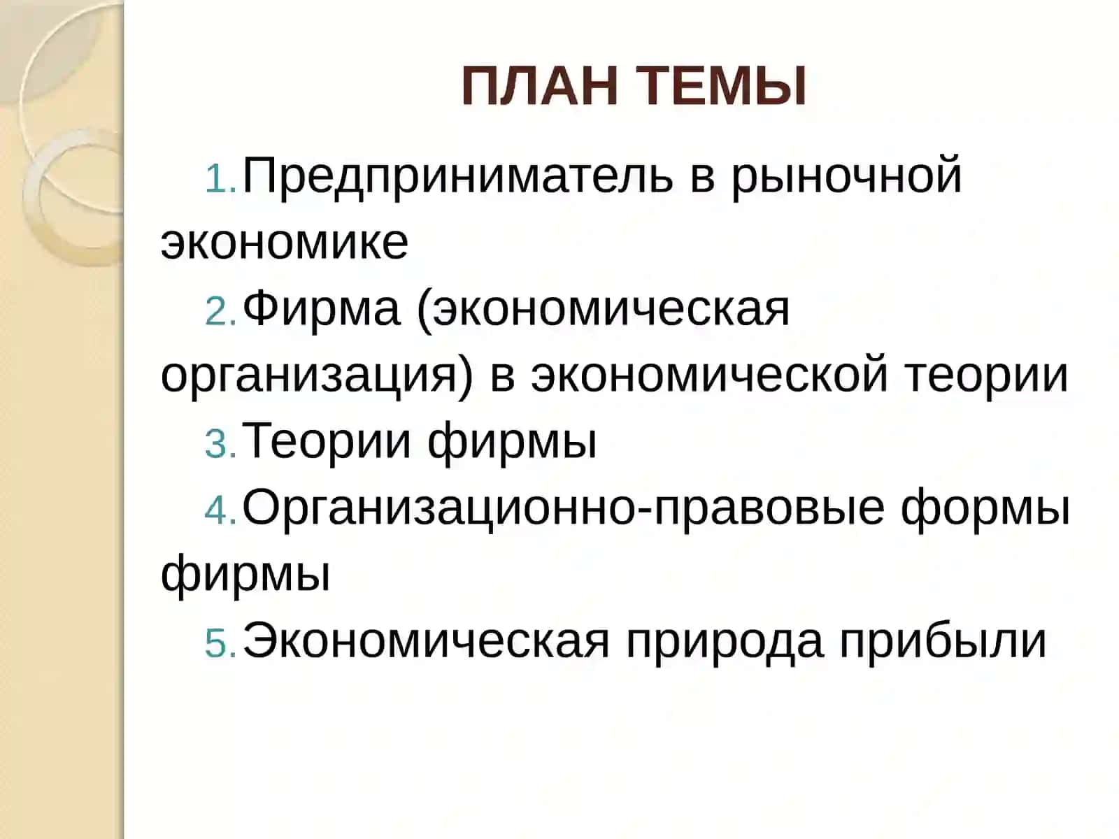 Предпринимательство и фирма 2