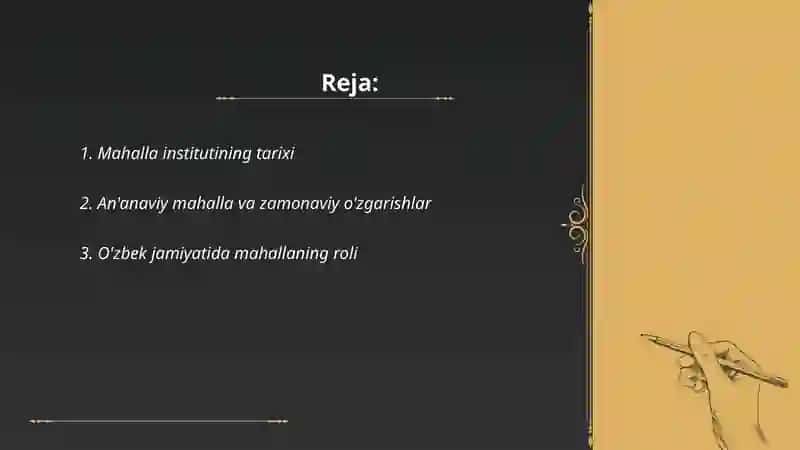 Mahalla ijtimoiylashuvning an'anaviy omili sifatida 2