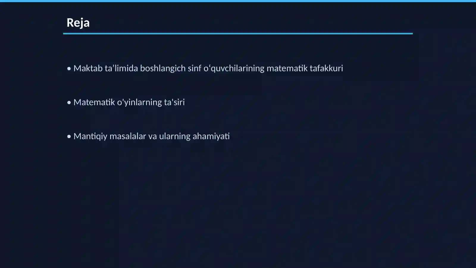 Maktab taʼlimida boshlangich sinf oʻquvchilarini matematik tasavvurlarni shakllantirishda mantiqiy tafakkurni rivojlantirish 2