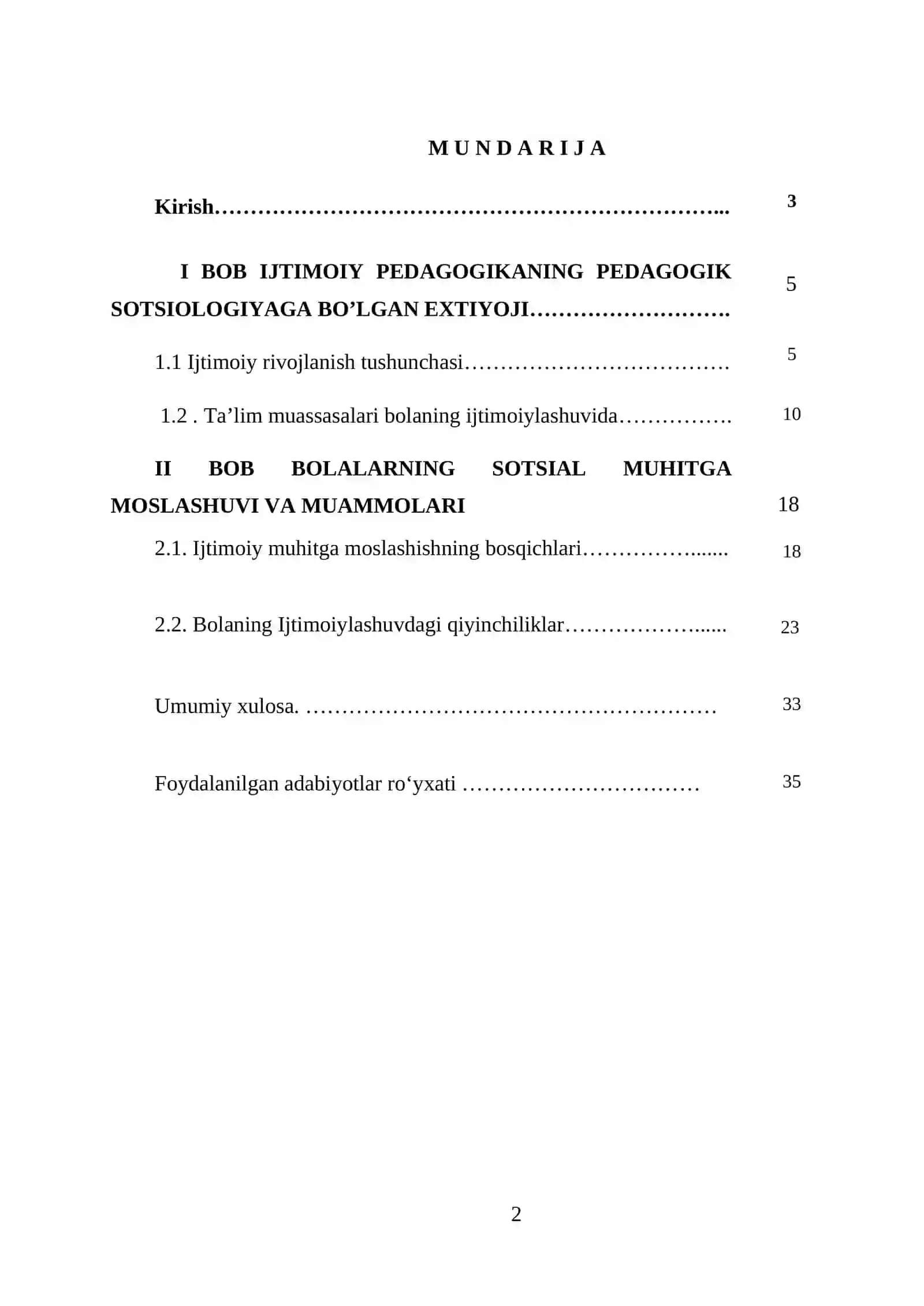 Ijtimoiy pedagogikaning pedagogik sotsiologiyaga bo’lgan extiyoji 2