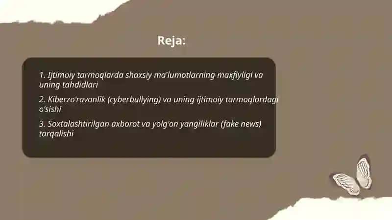 Ijtimoiy tarmoqlar va ularning tahdidlari 2