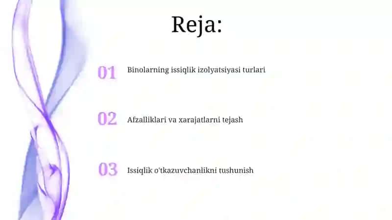 Issiqlik izolyatsiyasi 2